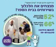 פרוייקט חדש מבית  "גורם אנושי" | מנצחים את הלכלוך בשירותים בבית הספר.